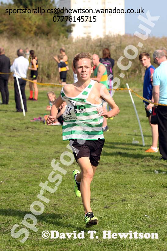 Mens under-17s Sunderland Harreirs Cross Country. Photo: David T. Hewitson/Sports for All Pics